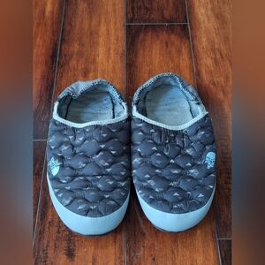 Men's The North Face Black Gray Thermoball Slippers Size 10